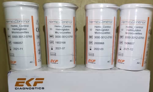 Hemo control Blood Hemoglobin microcuvettes